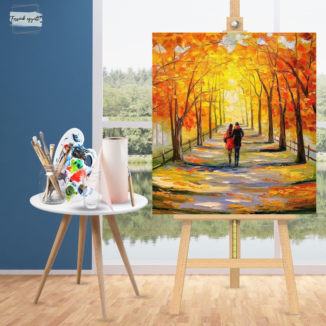 Élményfestés otthon: Séta a parkban