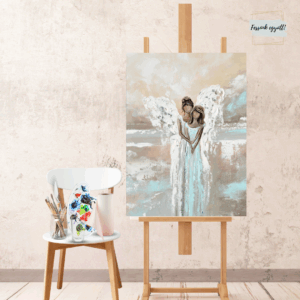 Élményfestés otthon: Angyalok