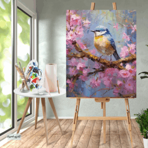 Élményfestés otthon: Madárka